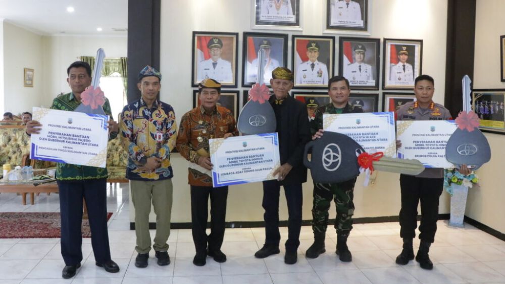 Pemprov Kaltara Perkuat Kerja Sama Lintas Lembaga Lewat Hibah Kendaraan Operasional