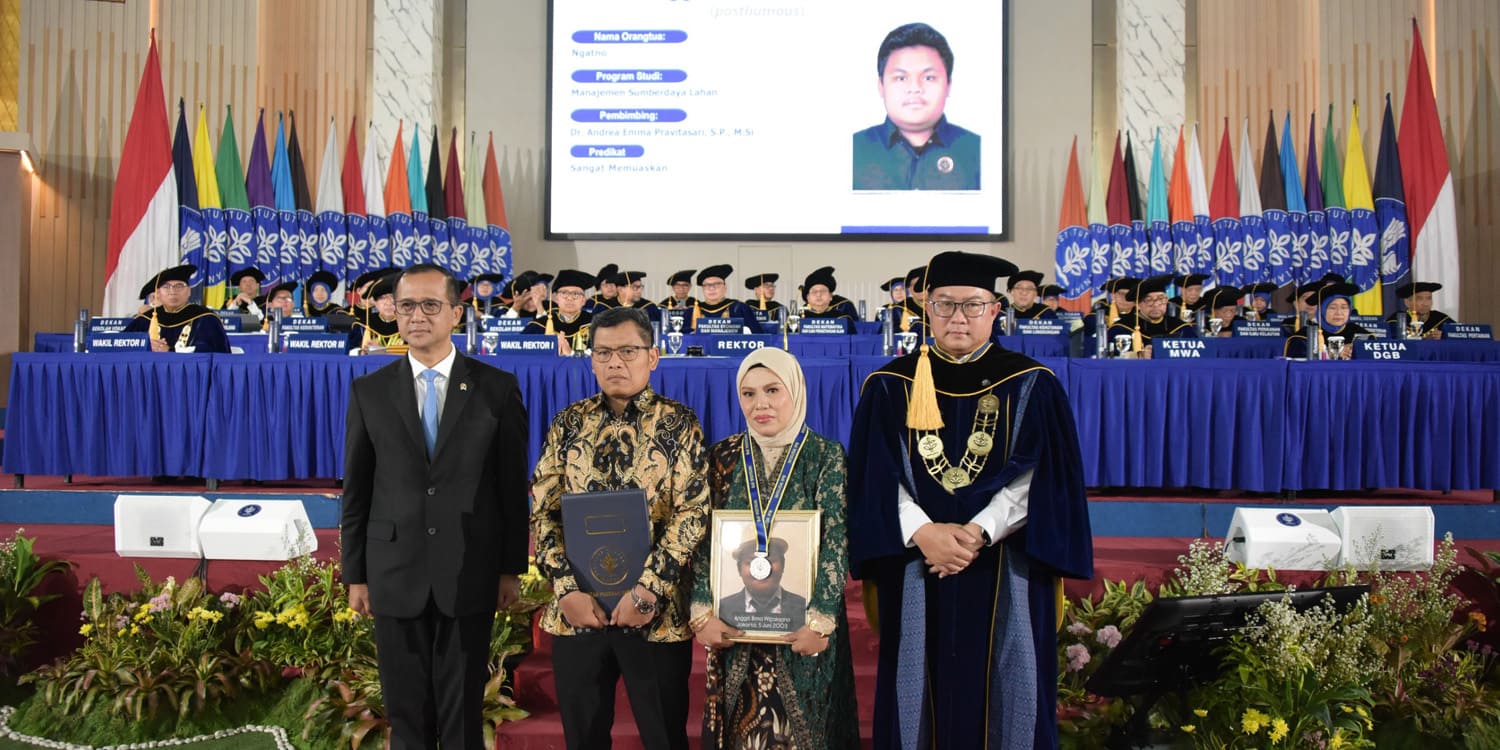 IPB Beri Gelar Sarjana untuk Almarhum Anggit, Berikut Ungkapan Hati Sang Ayah