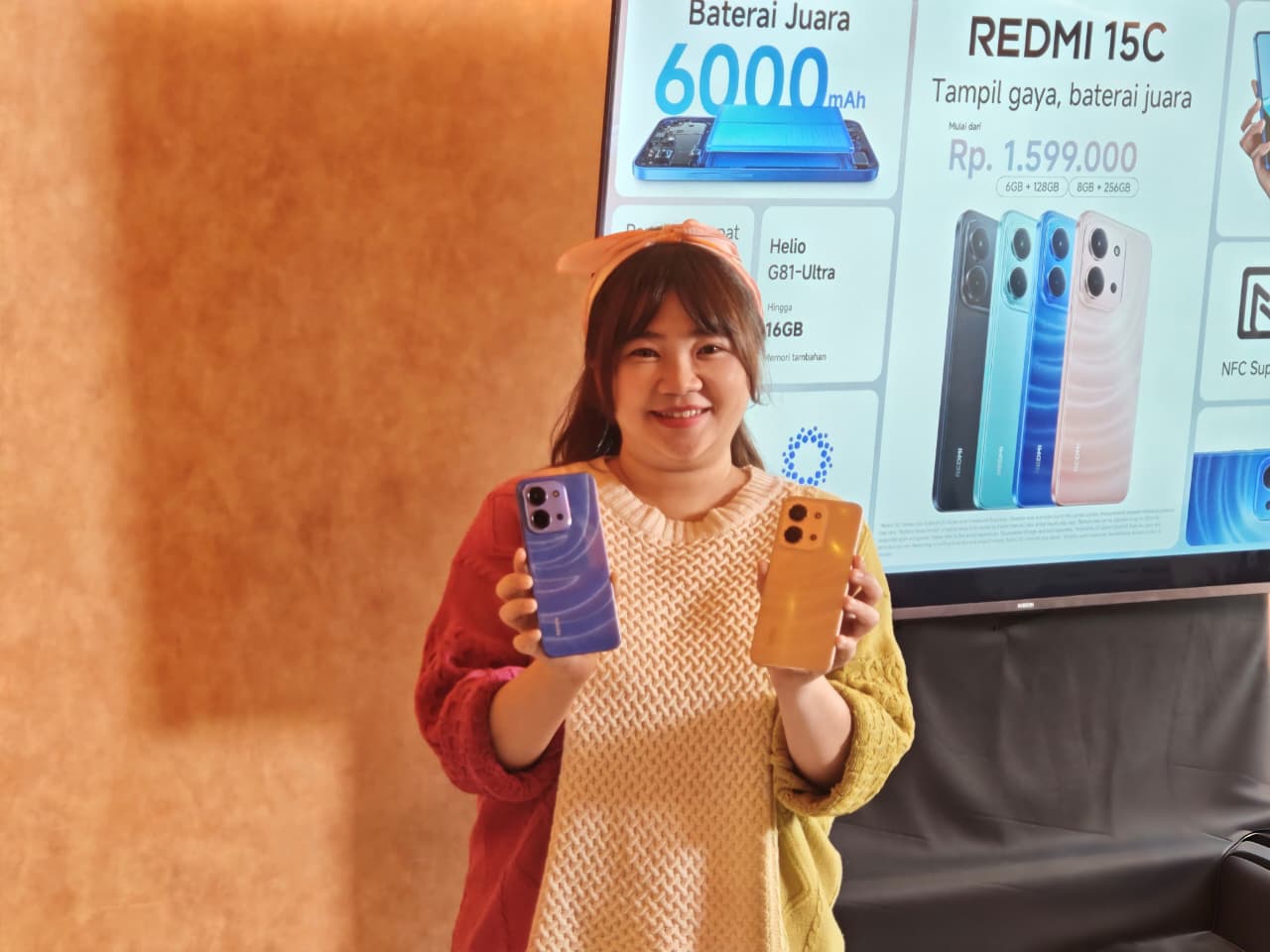Ini HP 8GB dan 256GB Harga Rp1 Jutaan, Baterai 6000mAh