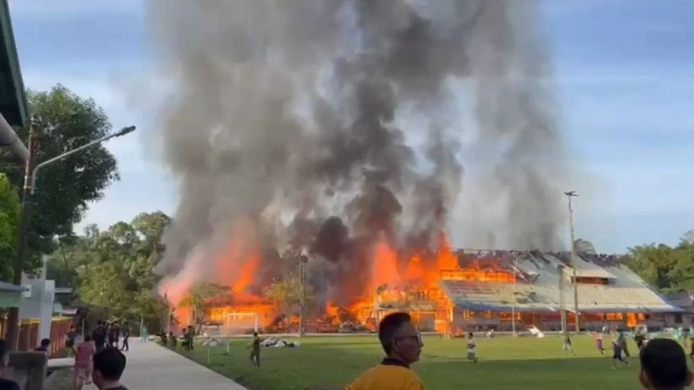 Kebakaran di Long Peso, Hanguskan Rumah Warga dan Lamin Adat