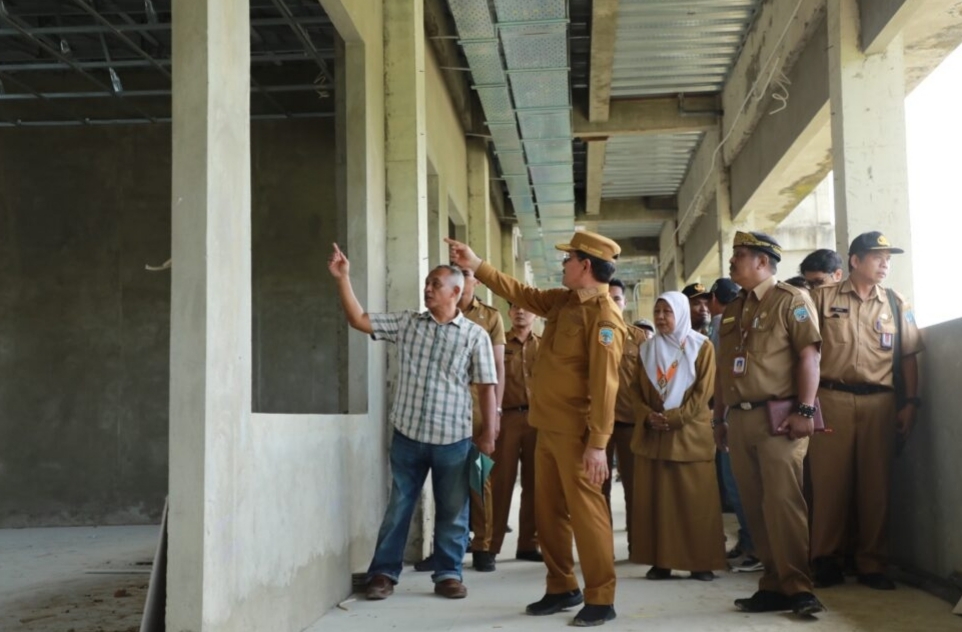 Pembangunan SMAN 1 Tanjung Palas Dikebut, Wagub Ingatkan Jangan Ada Alasan Molor