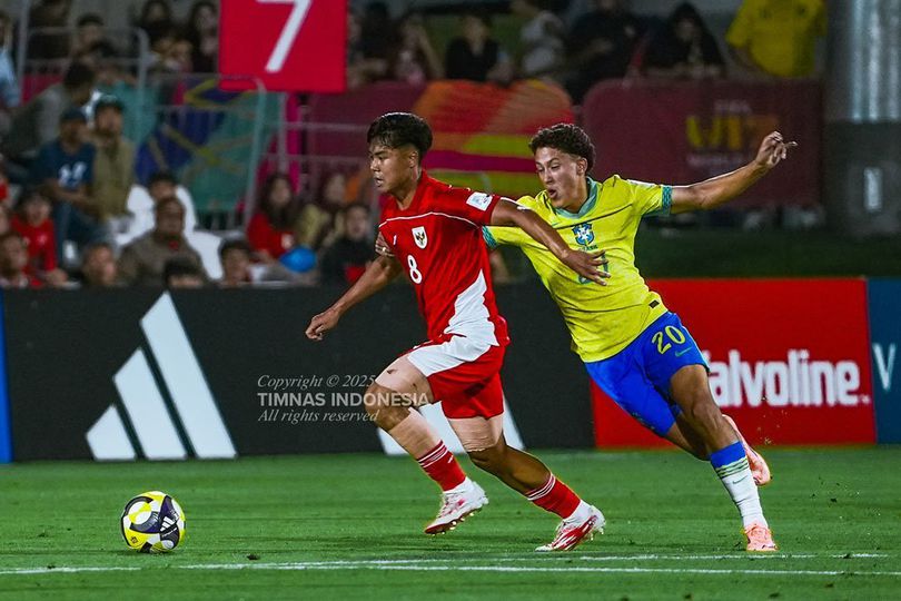 Garuda Muda Kalah Telak dari Brasil, tapi Masih Punya Jalan ke Babak 32 Besar Piala Dunia U-17