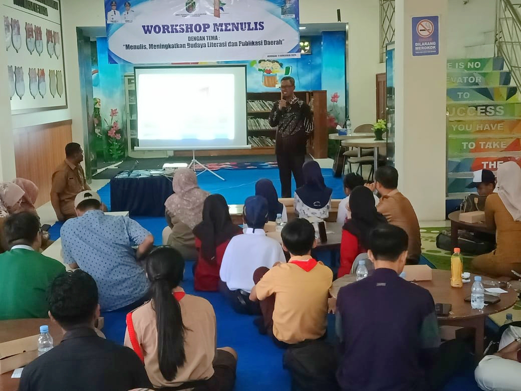 Bangun Budaya Literasi, DPK Nunukan Hadirkan Penulis Nasional di Workshop Menulis