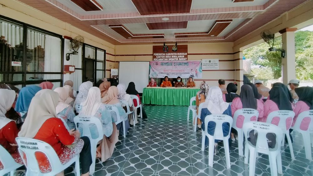 Kecamatan Sebatik Barat Perkuat Pencegahan Stunting melalui Rembuk Stunting Desa Binalawan
