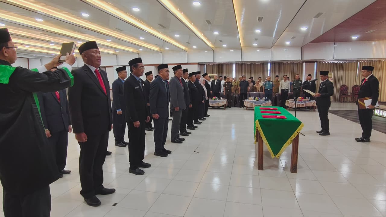 Sejumlah Pejabat Eselon II Resmi Dilantik, Bupati Nunukan Dorong Kinerja ASN lebih Optimal
