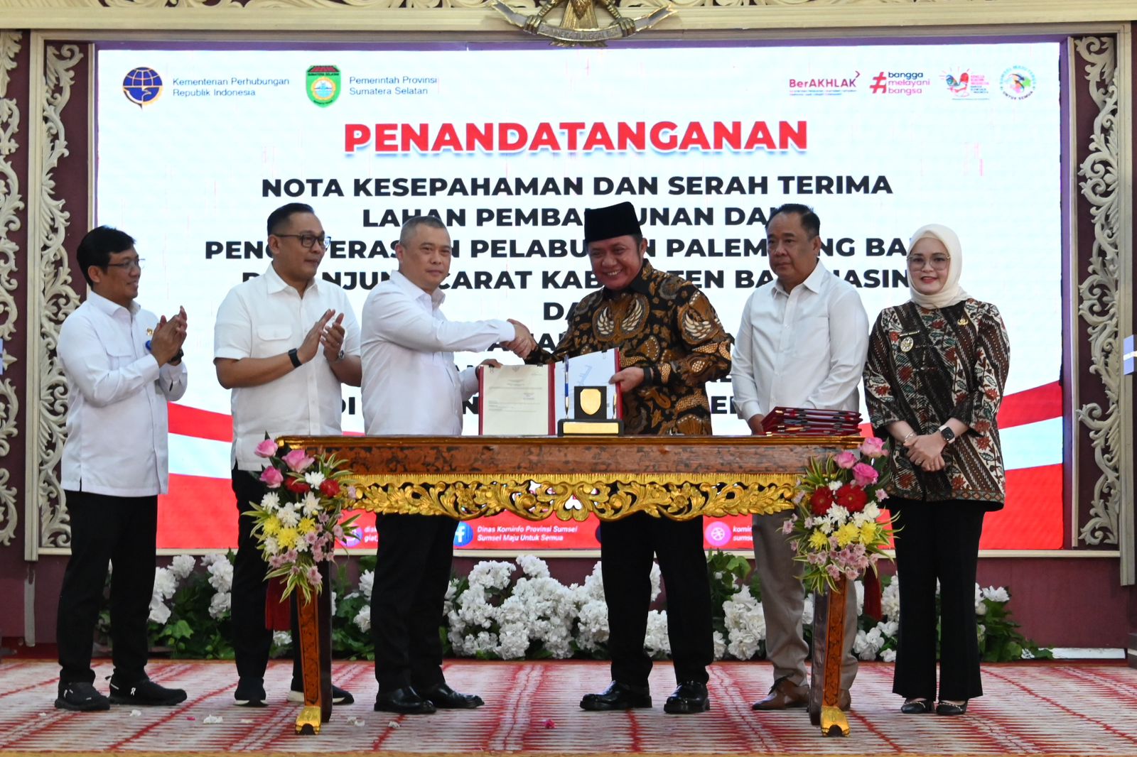 Menhub dan Gubernur Sumsel Teken Kesepakatan, Pelabuhan Palembang Baru jadi Proyek Strategis Nasional