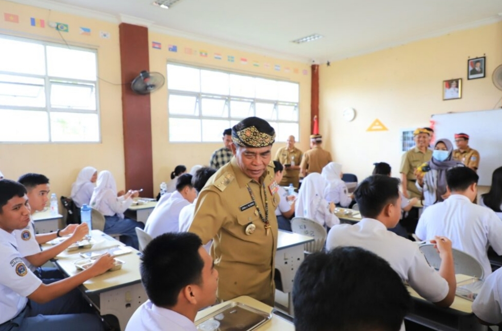 Intip 5 Varian Menu MBG yang Disajikan ke Siswa SMAN 1 Tanjung Selor