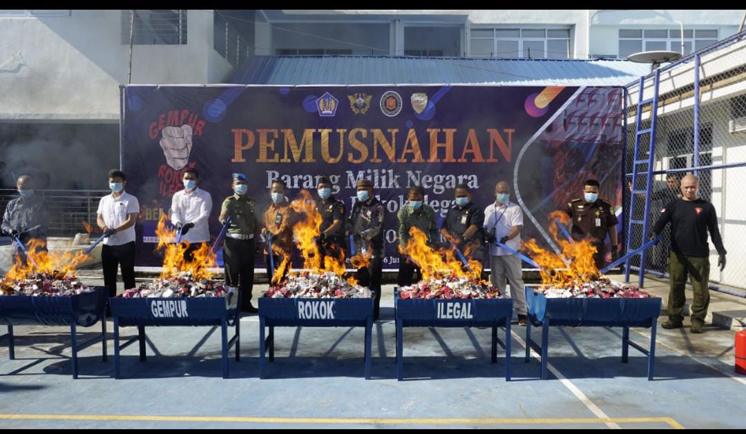 Pemusnahan Rokok Ilegal Capai 235 Juta Batang, Pemerintah Gencarkan Zona Produksi Resmi
