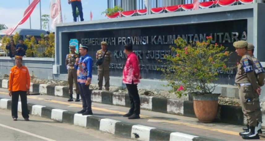 Buruh Geruduk Kantor Gubernur Kaltara, Ini Respons Pj Sekprov