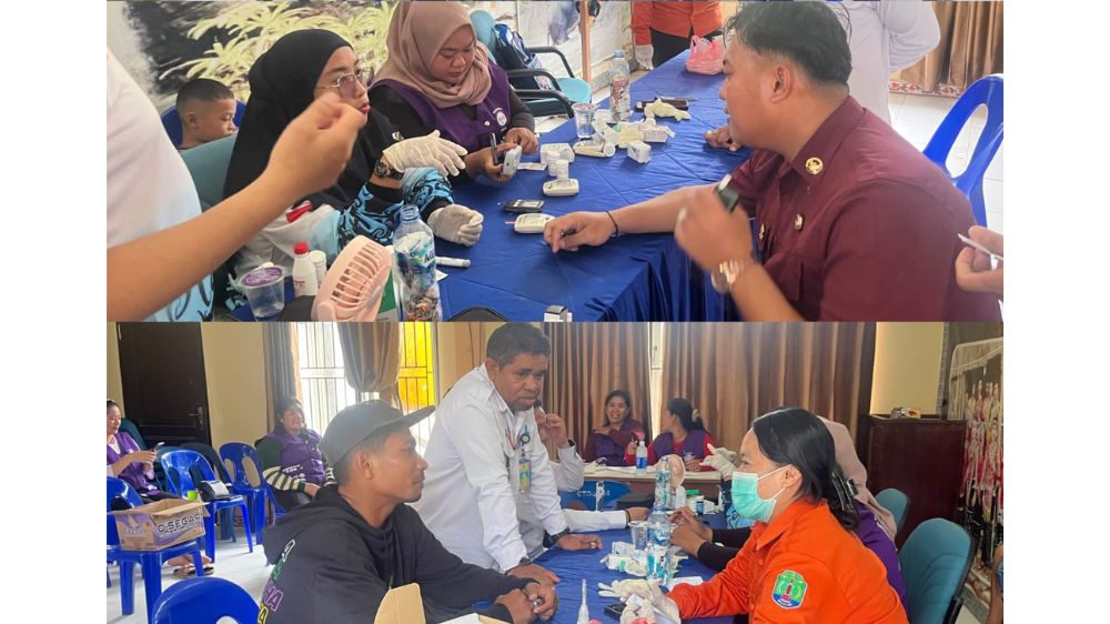 Puskesmas Tulin Onsoi Gelar Cek Kesehatan Gratis, Warga Desa Sekikilan Ikuti Pemeriksaan Kesehatan