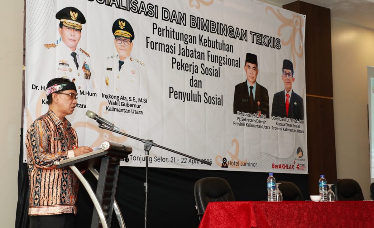 Perkuat Formasi Pekerja Sosial dan Penyuluh Sosial, Dinsos Kaltara Gelar Sosialisasi Strategis