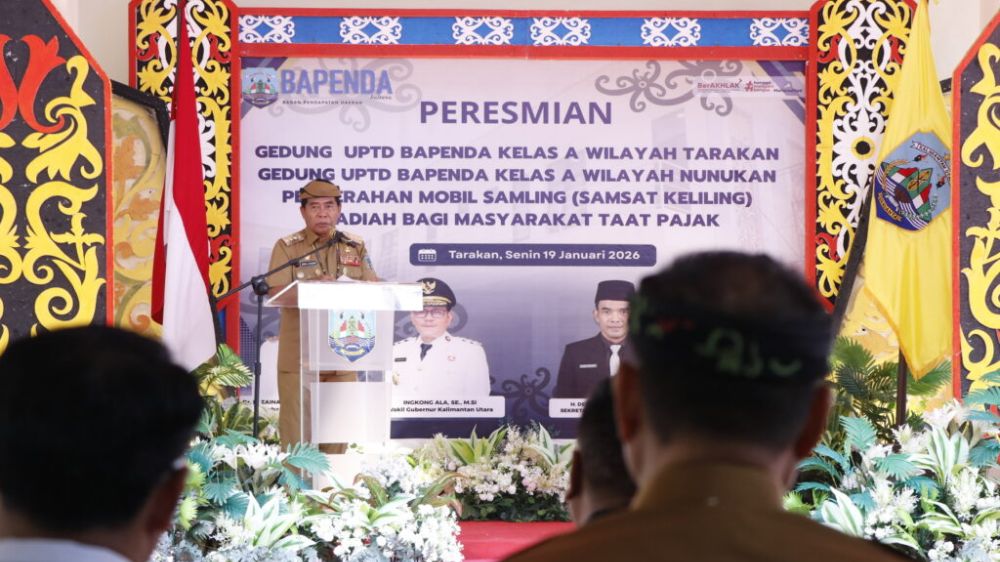 Gubernur Resmikan Kantor Baru UPTD Bapenda Kaltara di Tarakan dan Nunukan