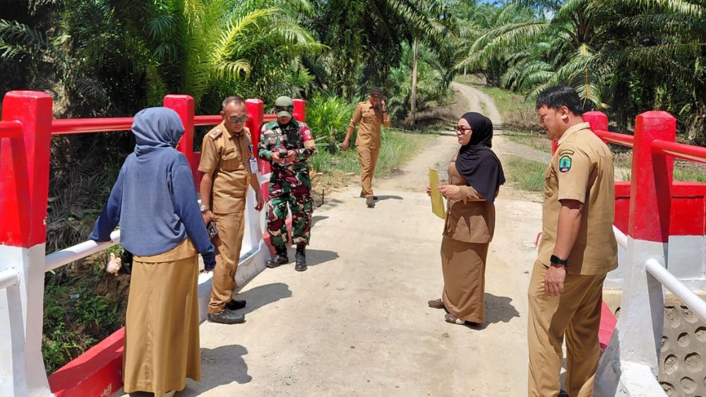 Jembatan Garuda di Desa Tanjung Karang Ditinjau, Pemkab Nunukan Pastikan Akses Warga Tetap Terdukung