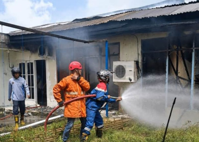 Kebakaran Hanguskan Empat Kamar Mess Pegawai KPP Pratama Tanjung Redeb, Tidak Ada Korban Jiwa dalam Peristiwa 