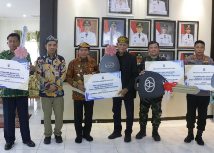 Pemprov Kaltara Perkuat Kerja Sama Lintas Lembaga Lewat Hibah Kendaraan Operasional