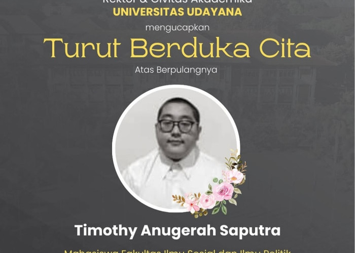 Ini Daftar Pelaku Perundungan terhadap Timothy, Sederet Mahasiswa Unud Kena Sanksi Keras
