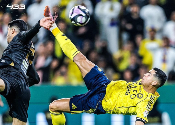 Gol Salto Ronaldo di Usia 40 Tahun! Al Nassr Sapu Bersih 9 Laga Liga Arab Saudi