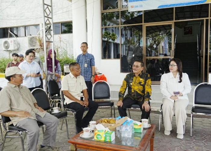 Wagub Kaltara Tinjau Kerusakan Kantor Bupati Bulungan Pascakebakaran dan Beri Dukungan
