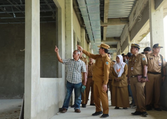 Pembangunan SMAN 1 Tanjung Palas Dikebut, Wagub Ingatkan Jangan Ada Alasan Molor