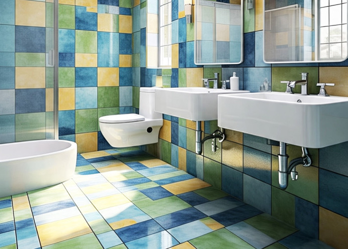 Rekomendasi Pilihan Warna Keramik Kamar Mandi: Tak Mudah Kotor dan Tetap Terlihat Bersih!