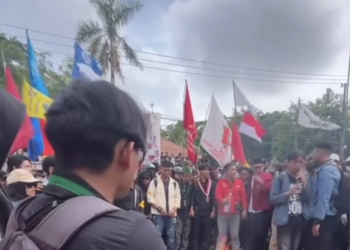 Unjuk Rasa Mahasiswa di DPRD Tarakan Berujung Ricuh, Tetap Desak Sahkan RUU Perampasan Aset Koruptor