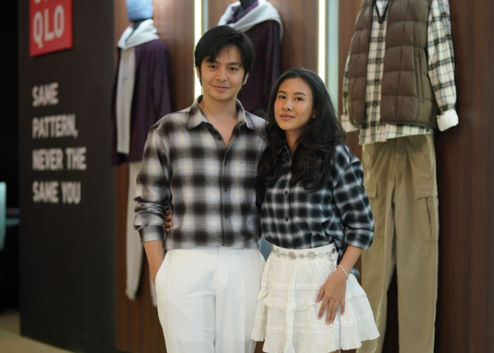 Couple Goals! Angga Yunanda dan Shenina Cinnamon Tampil Serasi dalam Gaya Flannel Monokrom 