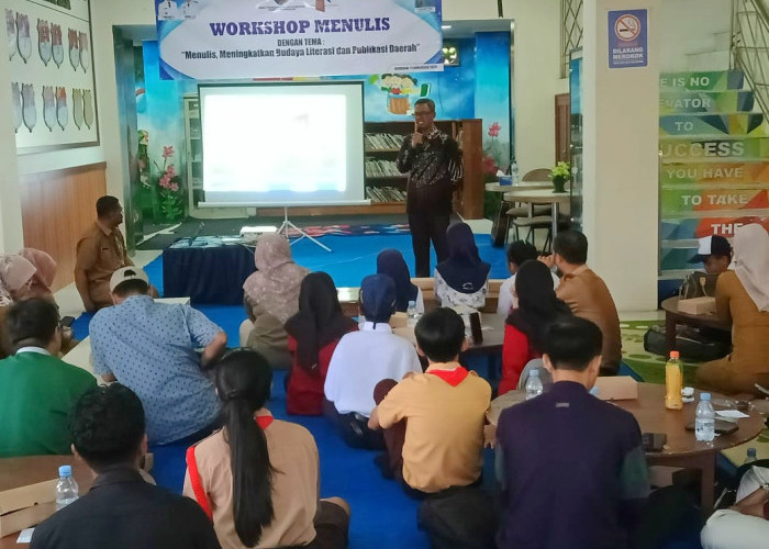 Bangun Budaya Literasi, DPK Nunukan Hadirkan Penulis Nasional di Workshop Menulis