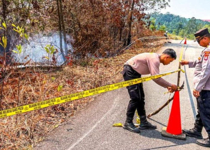 Kebakaran Batu Bara Bawah Tanah Ancam Jalan Pantai Amal Tarakan, Akses Ditutup Sementara