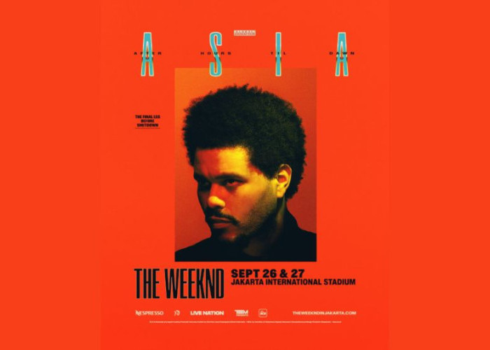 The Weeknd Resmi Gelar Konser di Jakarta 2026, Catat Jadwal Presale dan General Sale