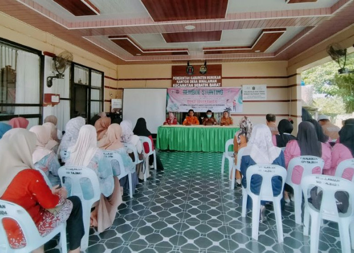Kecamatan Sebatik Barat Perkuat Pencegahan Stunting melalui Rembuk Stunting Desa Binalawan