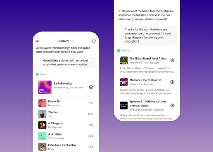 Cara Hubungkan Spotify di ChatGPT, Rekomendasi Konten Musik dan Podcast Berdasarkan Prompt