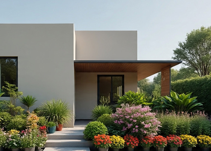 Inspirasi Tanaman Hias Outdoor untuk Rumah Minimalis Modern: Bikin Teras Makin Asri!