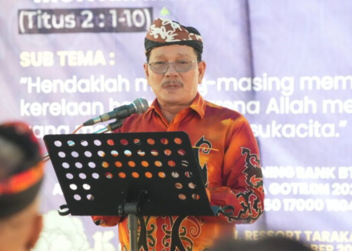Hadiri Pesta Gotilon HKBP Tarakan, Wagub Ingkong Ala Dorong Kepedulian, Gotong Royong dan Kerukunan