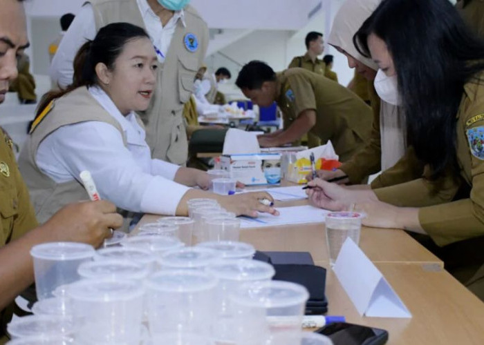 Pemprov Kaltara Gelar Tes Urine Massal terhadap 500 ASN untuk Deteksi Dini Penyalahgunaan Narkotika