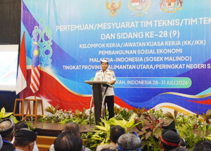 Sidang SOSEK MALINDO ke-28 Perkuat Sinergi Kaltara dan Sabah Bangun Kawasan Perbatasan