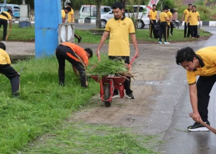 Polda Kaltara Gelar Aksi Korve Serentak, Dorong Kesadaran Kebersihan Lingkungan