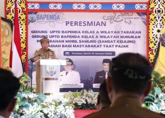 Gubernur Resmikan Kantor Baru UPTD Bapenda Kaltara di Tarakan dan Nunukan