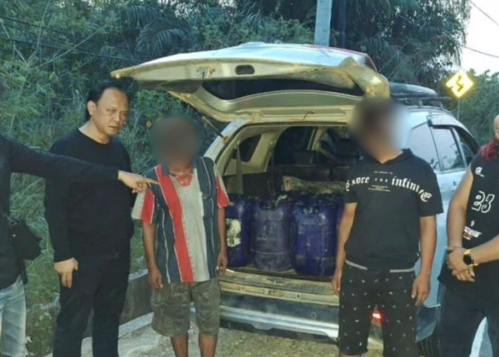 Dua Terduga Pengetap BBM Subsidi Diamankan Polda Kaltara di Bulungan, 17 Jeriken Pertalite Jadi Barang Bukti