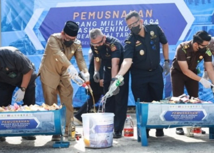 Ratusan Barang Ilegal Dimusnahkan di Tarakan, Wawali Tekankan Transparansi Pemerintah