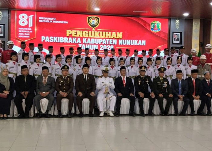 Pengukuhan Paskibraka Nunukan 2026, 38 Pelajar Terpilih Siap Emban Tugas Kehormatan Merah Putih