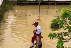 Hari Pertama Sekolah di Nunukan Diwarnai Banjir, Tiga Desa Sebatik Tengah Terendam