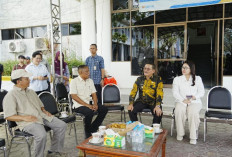 Wagub Kaltara Tinjau Kerusakan Kantor Bupati Bulungan Pascakebakaran dan Beri Dukungan