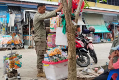Penataan Pasar Rakyat Liem Hie Djung Berlanjut, Satpol PP Nunukan Tertibkan PKL di Area Luar Pasar