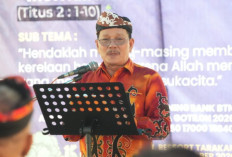 Hadiri Pesta Gotilon HKBP Tarakan, Wagub Ingkong Ala Dorong Kepedulian, Gotong Royong dan Kerukunan