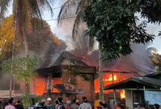 Ledakan Beruntun Picu Kebakaran Ruko di Bunyu, Api Padam Setelah Dua Jam