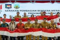 Semarak HUT ke-81 RI, Pemprov Kaltara Bagikan Bendera Merah Putih dan Ajak Masyarakat Kibarkan Bendera
